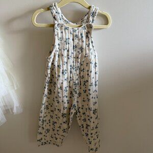 Konges Sløjd RHW x KS Mioblu organic cotton muslin baby overall in the